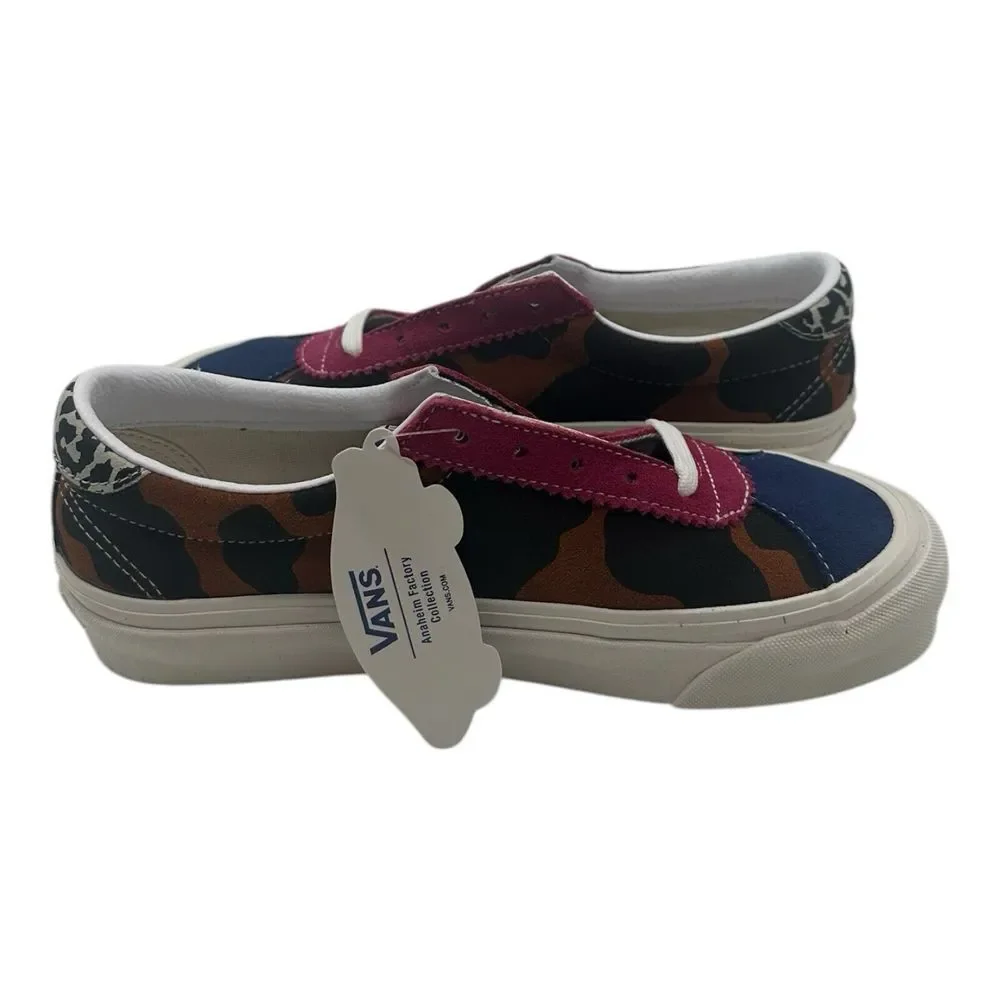 Vans Style 73 DX Animal Mix Shoes Women's Size 6 Black-Blue-Red Sneakers‎